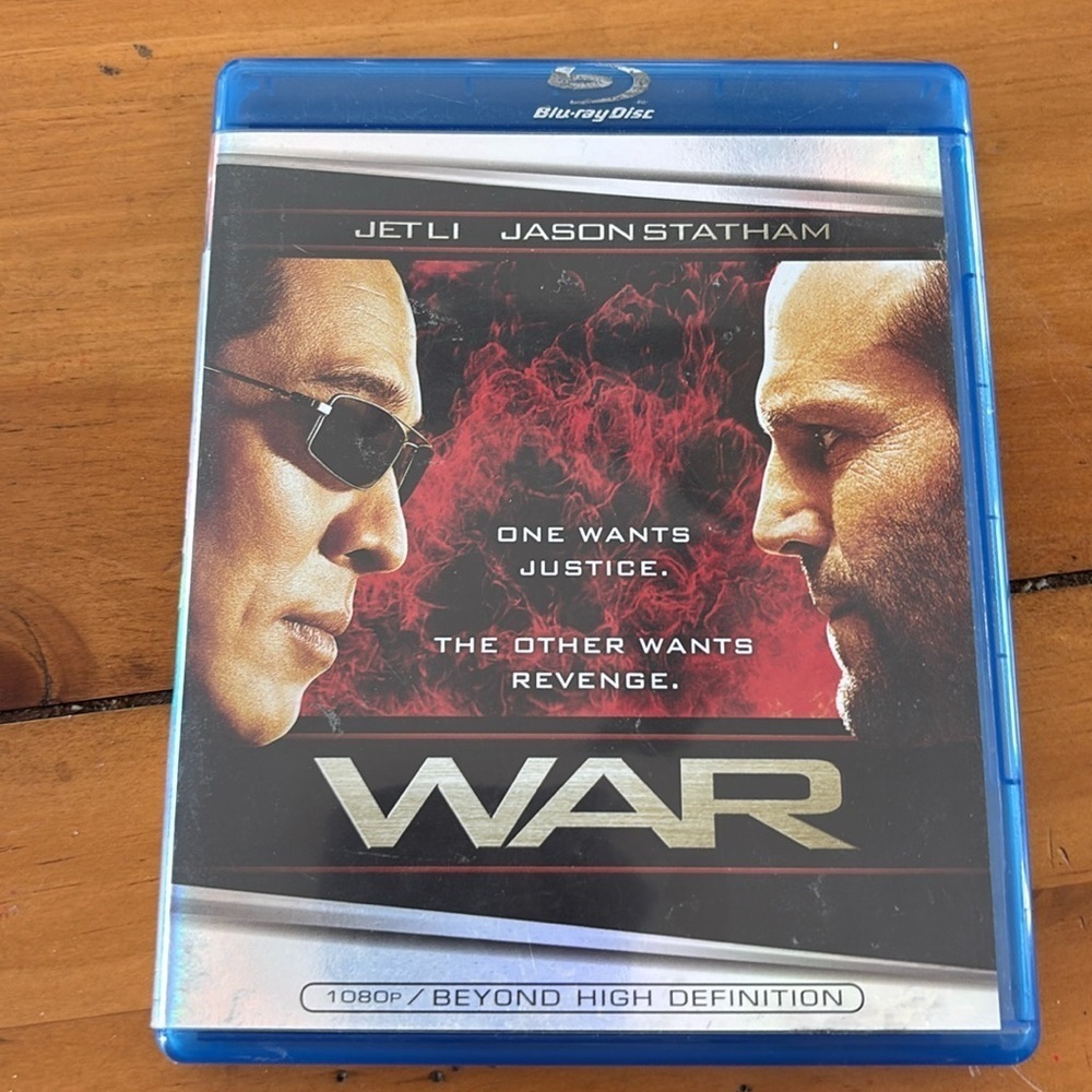 War Blu-ray Jet Li Jason Statham John Lone Devon Aoki Luis Guzman Ryo Ishibashi